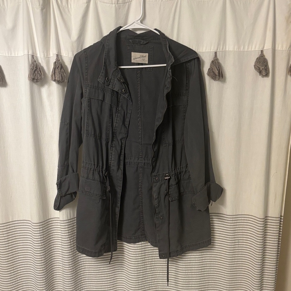 Universal Thread Dark Gray Utility Jacket - image 2